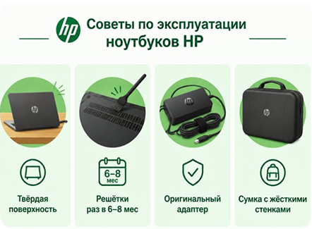 Советы по эксплуатации ноутбуков HP
