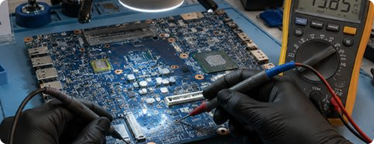 HP Pavilion 15, диагностика платы под микроскопом