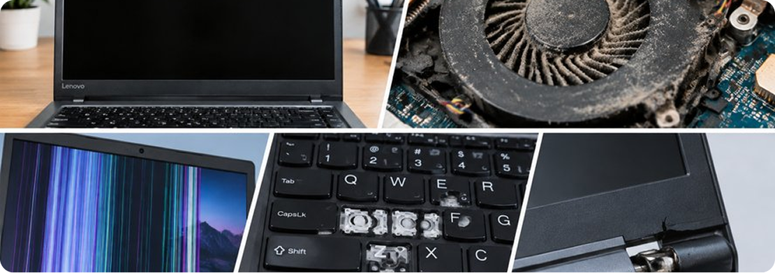 Типичные неисправности ноутбуков Lenovo