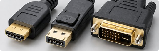 Разъемы HDMI, DisplayPort, DVI