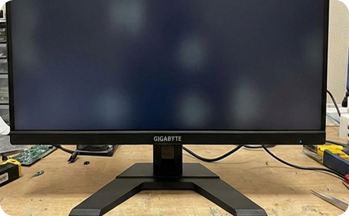 Замена подсветки монитора GIGABYTE. До ремонта.