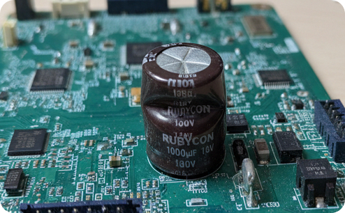 Ремонт платы монитора Lenovo. До ремонта.