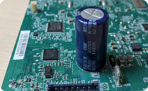 Ремонт платы монитора Lenovo. После ремонта.