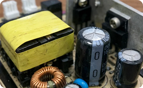 Ремонт блока питания монитора Lenovo. До ремонта.