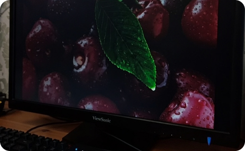 Замена подсветки монитора Viewsonic. До ремонта.