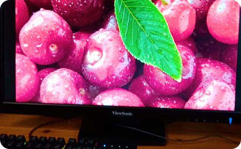 Замена подсветки монитора Viewsonic. После ремонта.