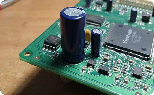 Ремонт платы монитора Viewsonic. После ремонта.