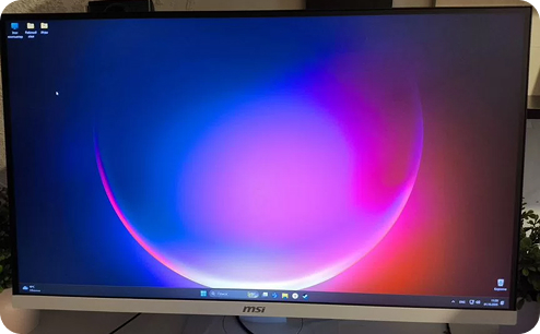 Замена матрицы монитора MSI. После ремонта.