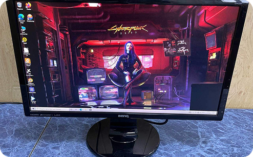 Замена подсветки монитора Benq. После ремонта.