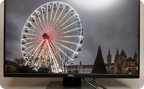 Замена подсветки монитора DELL. После ремонта.