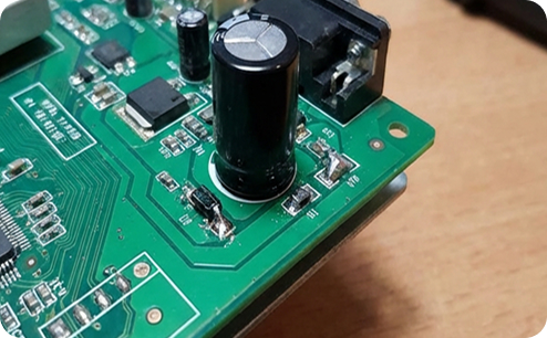 Ремонт платы монитора DELL. После ремонта.