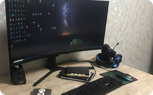 Замена подсветки монитора Xiaomi. До ремонта.