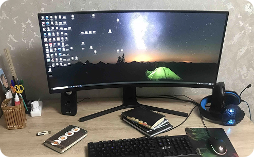 Замена подсветки монитора Xiaomi. После ремонта.