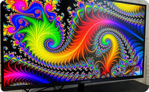 Замена подсветки монитора Sunwind. После ремонта.