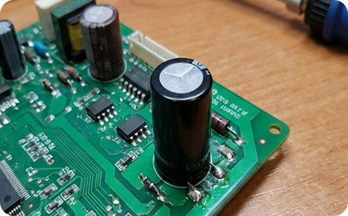 Ремонт платы монитора Sunwind. После ремонта.