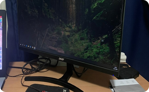 Замена подсветки монитора Acer. До ремонта.