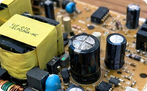 Ремонт платы монитора Acer. До ремонта.