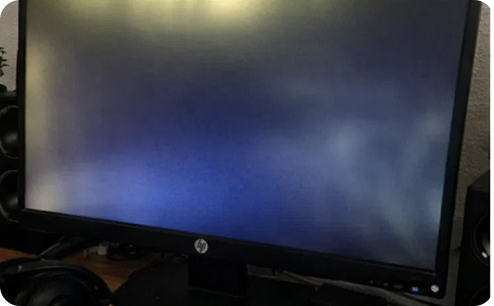 Замена подсветки монитора HP. До ремонта.
