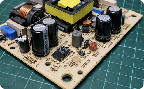 Ремонт блока питания монитора HP. После ремонта.