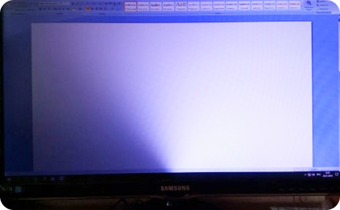 Замена подсветки монитора Samsung. До ремонта.