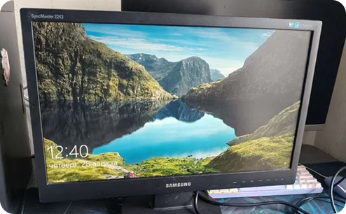 Замена подсветки монитора Samsung. После ремонта.