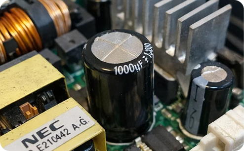 Ремонт блока питания монитора NEC. После ремонта.