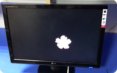 Замена подсветки монитора LG. После ремонта.