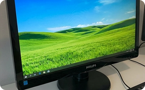 Замена матрицы монитора PHILIPS. После ремонта.