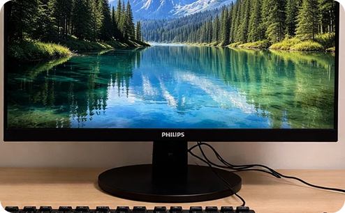 Замена подсветки монитора PHILIPS. После ремонта.