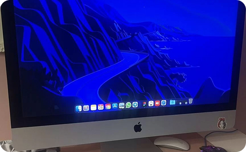 Замена матрицы монитора Apple. После ремонта.