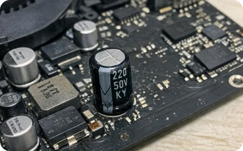 Ремонт платы монитора Apple. После ремонта.