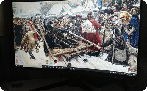 Замена подсветки монитора AOC. До ремонта.