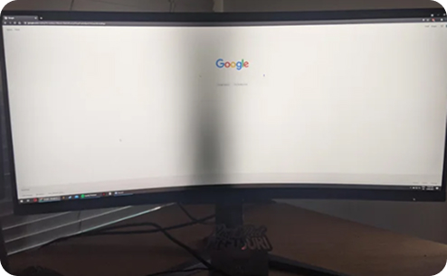 Замена подсветки монитора AOC. После ремонта.