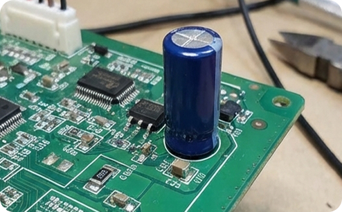 Ремонт блока питания монитора AOC. До ремонта.