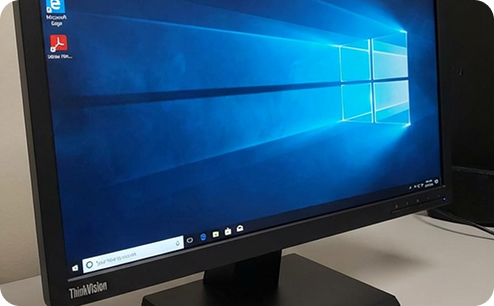 Замена матрицы монитора Lenovo. После ремонта.